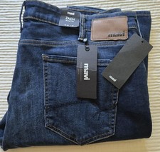 NEW Mavi Dark Blue Wash Men ZACH Straight Leg Jeans W40 L32 Stretch Denim NWT picture