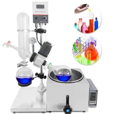 2L Rotary Evaporator Lab Connect to Vacuum Pump Chiller Manual Lifting Rotovap picture