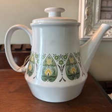 Noritake Progression China Palos Verde 9020 Japan Teapot Mid Century Modern  picture
