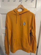 Volcom Hoodie Sweatshirt Yellow Large New With Tags  picture