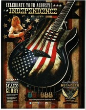 2012 DEAN GUTARS Mako Glory Acoustic Guitar DAVE MUSTAINE Megadeth magazine ad  picture