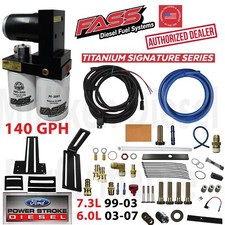 FASS Titanium 140GPH Fuel Lift Pump System 99-07 Powerstroke Diesel Ford 7.3 6.0 picture