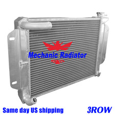 Aluminum Crossflow Radiator For 1968-1972 1969 1970 MG MGB GT/BASE 1.8L MT  Full picture