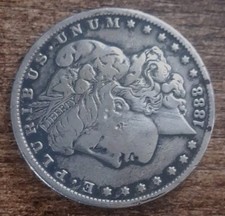 1888 O Morgan Silver Dollar $1 0.900 Fine Silver Business Strike NEW ORLEANS picture
