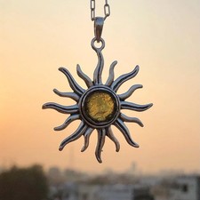 Natural Moldavite Pendant 925 Sterling Silver Handmade Designer Jewelry Gift Her picture