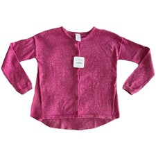 Gymboree Girls Pink Shimmer Knit Cardigan Long Sleeve Size L (10-12) picture