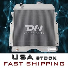 Aluminum 3 Row Radiator For 1954 1955 Jeep Willys 2.2L 2.6L 3.7L MT Only CC60WL picture