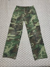 Vintage Liberty Camouflage Pants Unisex 26x28 Woodland Cargo EUC Mint🔥 picture
