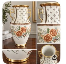 Antique Imperial Noppon Hand Painted Porcelain Vase picture