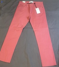 PaperDenim&Cloth Men's Slim Fit 34X32 Stretch Pants Nantucket Red NWT  picture