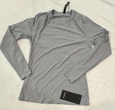 Lululemon SenseKnit Running Long Sleeve Men's L Rhino Gray Compression Fit picture