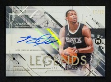 2025-26 Topps Motif De'Aaron Fox Legends of the Court Auto /99 #LC-DF Spurs Star picture