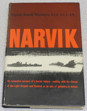 Narvik by Captain Donald Macintyre - WWII Norway - First American Edition 1960 picture