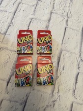 Uno GO Mini Card Game - 4 PACK,  Pocket Sized for Travel or Gifts - NEW picture