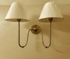 Wall Sconce Mid Century Artisan-Crafted Raw Brass 2 Arm Timelessly Lighting Fixt picture