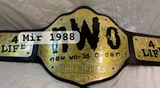 Nw big Gold 4 Life Heavyweight wrestling Champion Belt Replica Adult Size picture