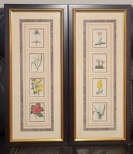 Lot Of 2 Ethan Allen Home Collection Wall Art 10 3/4x24 inches picture