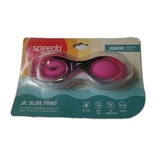 New in Package Speedo Junior Glide Print Goggles Ages 6-14 picture