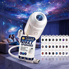 2027 HD 5D Holographic Star & Ocean Projector for Bedroom Ceiling, 24 Films picture