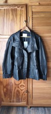 H&M Studio Limited Edition Real Leather Blouson Jacket Rare Viral - Size M New picture