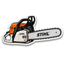 Chainsaw Sticker 4 Inch Vinyl Decal Waterproof Outdoors STIHL Camp picture
