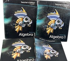 Prentice Hall Algebra 1 Teacher Edition Vol 1 2 Textbook Student Companion Set picture