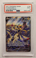 2021 Pokemon Chilling Reign Zeraora V #166/198 Alternate Full Art PSA 9 MINT picture