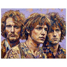 Cream Art Print Painting – Eric Clapton - Jack Bruce - Ginger Baker picture