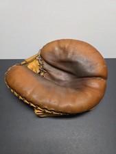 VINTAGE JC HIGGINS CATCHER'S GLOVE MITT SMOKEY BURGESS 1672 GREAT CONDITION picture