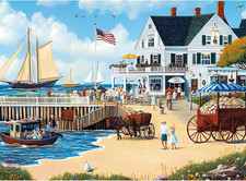 Jigsaw Puzzles 300 Pieces for Adults White Villa Puzzle 300 Pieces picture