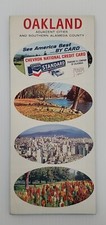 Vintage 1968 CHEVRON Oakland Adjacent Cities & Southern Alameda County picture