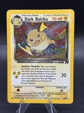 Pokémon Dark Raichu Holo TCG Card 83/82 Secret Rare Unlimited picture