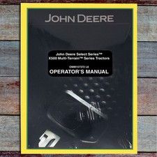 John Deere X500 Multi-Terrain Tractor Owners Operators Manual - OMM157372 picture