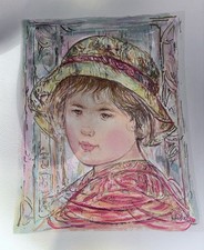 “LEMUAL” Limited Edition Serigraph By EDNA HIBEL(1917-2014) Numbered And Signed picture