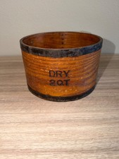 Antique Bentwood Dry Goods Container Primitive Pantry Measure General Store Box picture