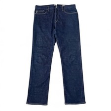 NWOT Hiroshi Kato The Hammer Straight Selvedge Denim Jeans Men 36 Indigo Raw USA picture