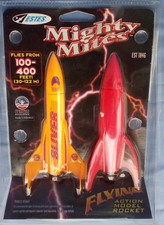 VTG 1999 ESTES MIGHTY MITES FLYING ACTION MODEL ROCKETS FLIES 100-400 FT SEALED picture