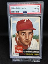 1953 Topps #146 Granville Hamner Philadelphia Phillies PSA 6 picture