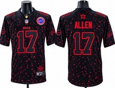 buffalo bills jersey JOSH ALLEN #17 STUCK IN THE UPSIDE DOWN limited edition picture