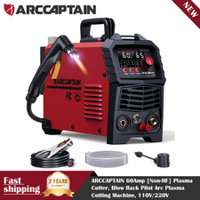 2026 ARCCAPTAIN 60A Non-HF Plasma Cutter 4-in-1, 1-1/16