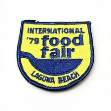 Unbranded Patch Unisex OS Yellow 1979 Laguna Beach International Food Fair Retro picture