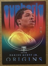 25/26 Panini Origins Darius Acuff Jr. Blue Foil Euphoria NIL #d /75 SP RC picture