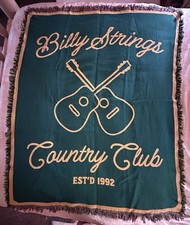 Billy Strings Country Club Woven Fringe Blanket / Throw picture