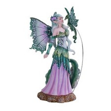 PT  Amy Brown Designer Fairies Discovery Fairy with Dragon Figure picture