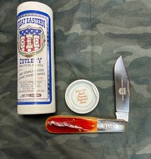 Great Eastern Cutlery 86 Rust Orange Natural Bone 861121 Barlow Knife GEC 2AB picture