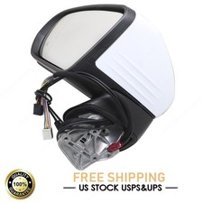 BLACK LEFT SIDE MIRROR DRIVER BLIND SPOT For 2017-2022 MERCEDES C CLASS COUPE picture