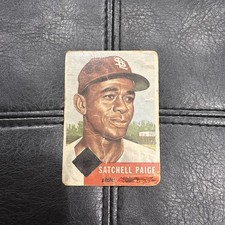 Satchel Paige 1953 Topps #220 St. Louis Browns PR MK  picture