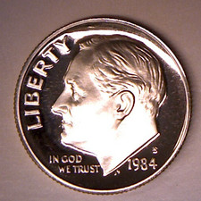 1984 S 10C Proof Roosevelt Dime -  picture