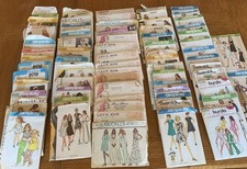 Vtg Sewing Pattern Lot Of 65+ 1970s Simplicity Butterick McCalls Anne Adams Used picture