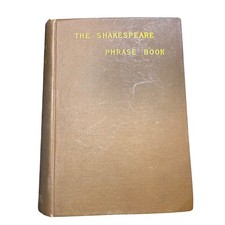 The Shakespeare Phrase Book by John Bartlett Hardcover 1881 Edition Antique picture